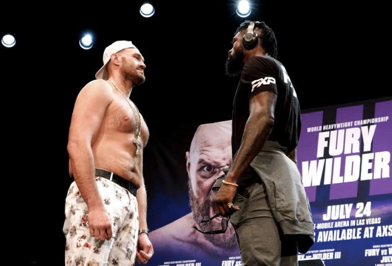 A new video gives a mic'd up look at what Deontay Wilder said to Tyson Fury after getting knocked out on Saturday night