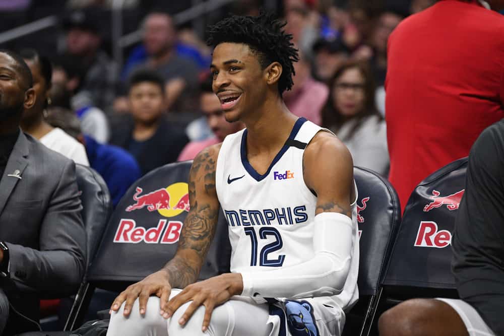 Ja Morant's young daughter had an incredibly wholesome reaction to her dad's scary hip injury suffered during the game on Thursday