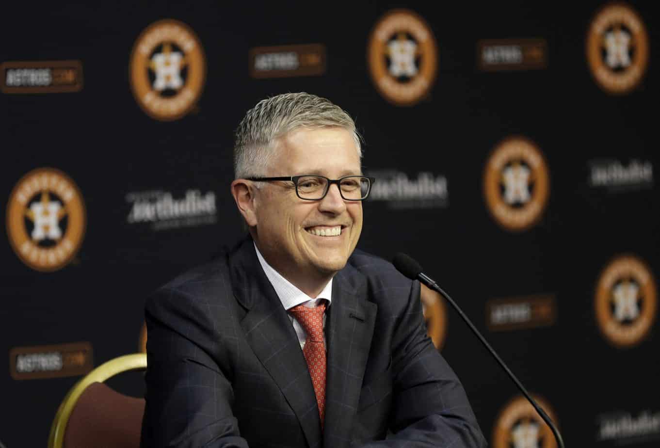 Former Astros general manager Jeff Luhnow takes to social media to send a message for the first time since he was fired for his role in sign-stealing scandal