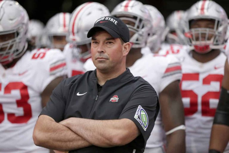 Ohio State head coach Ryan Day spoke on the rumors that it was possible he'd take the Chicago Bears head coach job to link back up with Justin Fields
