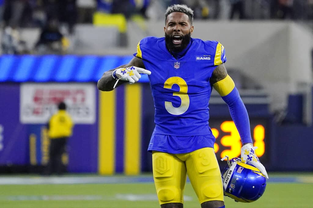 2022 Super Bowl Parlay Bets Best NFL Picks and parlays betting odds lines predictions Bengals vs. Rams SUper Bowl 56 Odell Beckham Jr. Same Game Parlay today tonight odds to win game lines