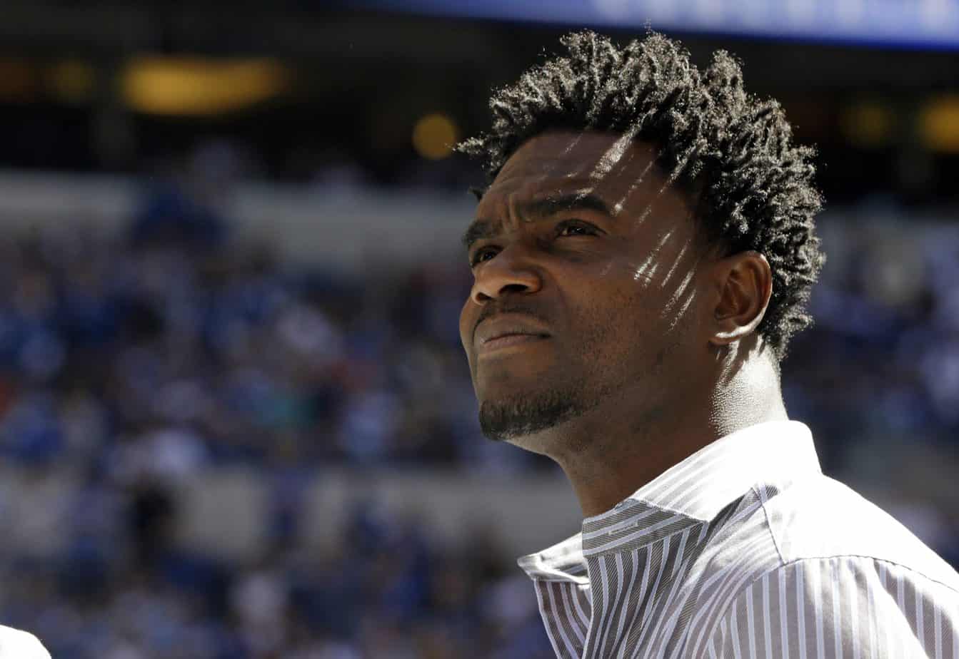 Hall of Fame running back Edgerrin James was issued a warrant this week after failing to appear in a case involving a business dispute in Atlanta