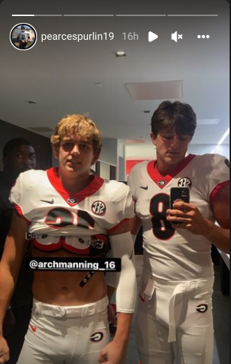 Georgia Commit Pearce Spurlin Posts Behind The Scenes Pictures Of Arch ...